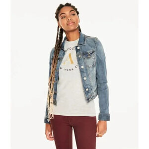 Aeropostal Medium Wash Denim Jacket